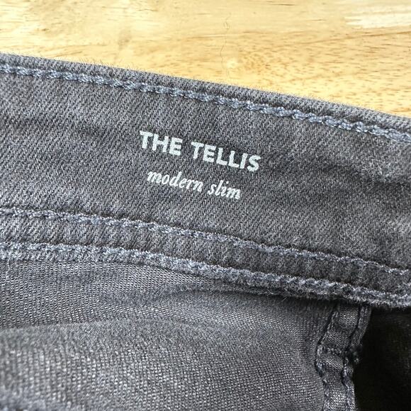 AG Adriano Goldschmied NWT Men's The Tellis Modern Slim Leg Black Size 28 - Picture 4 of 11